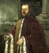 Domenico Tintoretto Portrait of Joannes Gritti oil on canvas